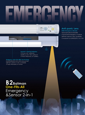 Inovativna rešitev za zasilno razsvetljavo Fanxstar: Bridgelux K24 2-v-1 inteligentni napajalnik LED za zasilni pogon